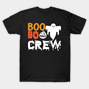 Boo Boo Crew Nurse Shirts Halloween Nurse Shirts for Women T-Shirt